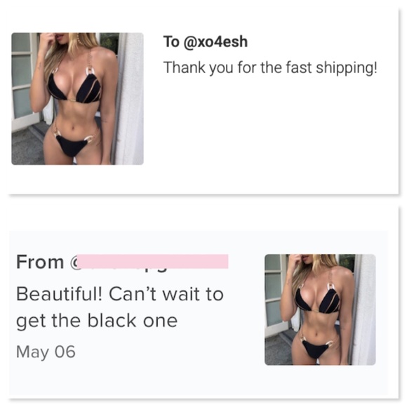 BLUE Braided Ties Bikini Swimsuit - Picture 9 of 14